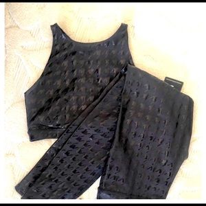 Peloton houndstooth set- Medium One Hour Sale!